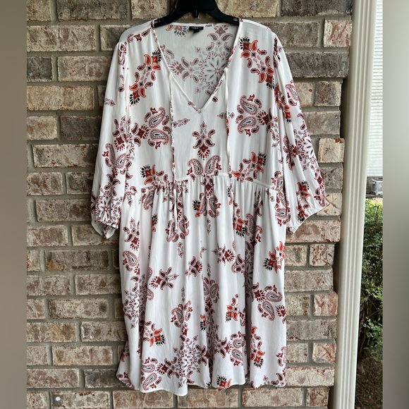 torrid Dresses & Skirts - 🍒💣 Torrid boho plus size tunic gauze style dress